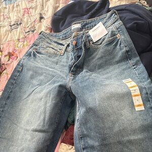 Sonoma Light Blue Curvy Straight Jeans